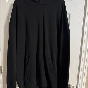 Black Hoodie with Front Pocket